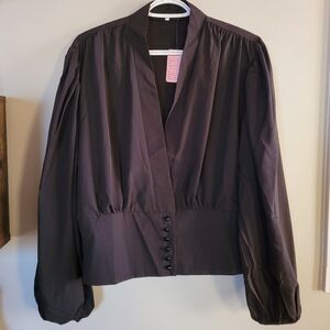Retro look button up top ~ 3XL